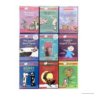 Scholastic Video Collection Stories. 9 DVDs (Over 30 Stories). 7 SEALED + 2 open